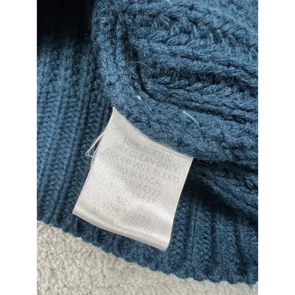 Umgee  Sweater Womens Small Blue Longsleeve Acrylic Tie Casual‎ Ribbed - Picture 11 of 11